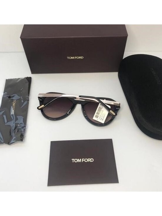 New authentic Tom Ford TF 576 01B Lisa-02 Sunglass